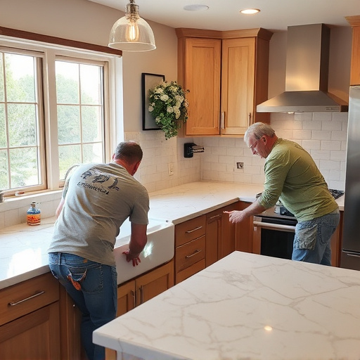 countertop install