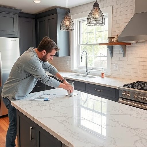 countertop install