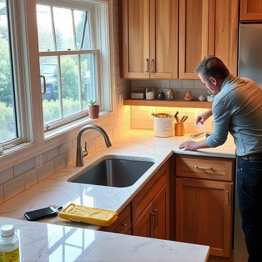 countertop install
