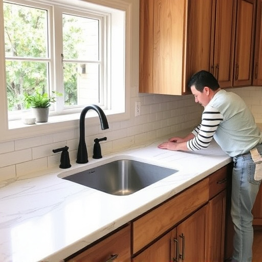countertop install