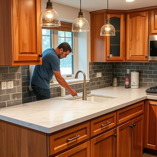 countertop install