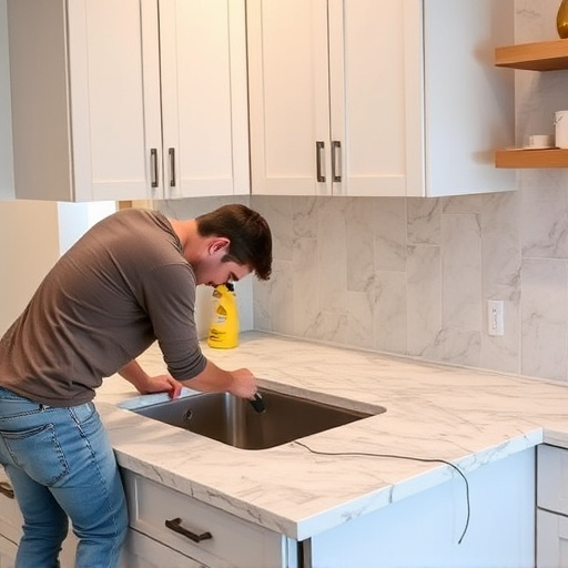 countertop install