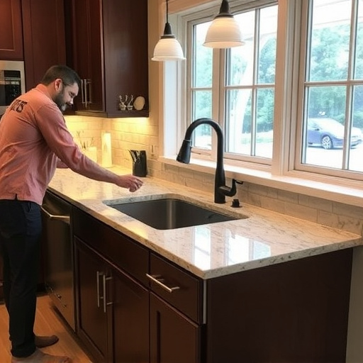 countertop install