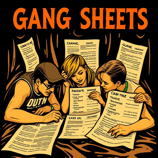 DTF gang sheets