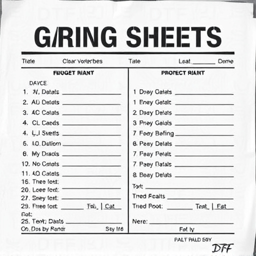 DTF gang sheets