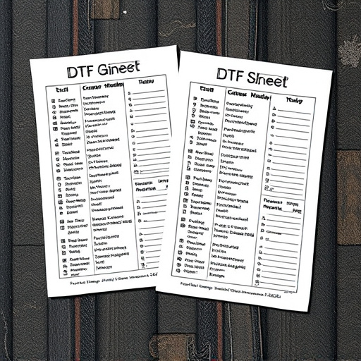 DTF gang sheets