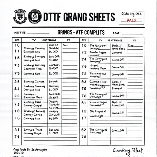 DTF gang sheets