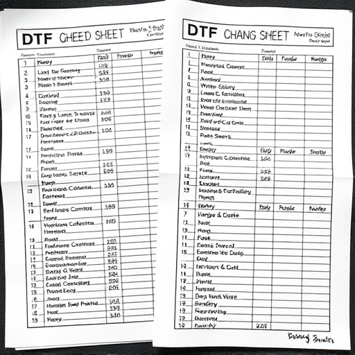 DTF gang sheets