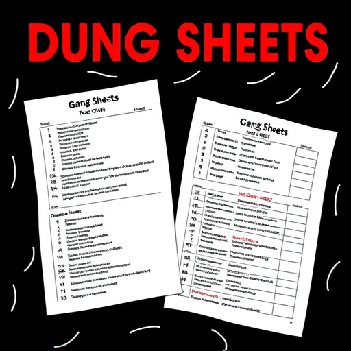DTF gang sheets