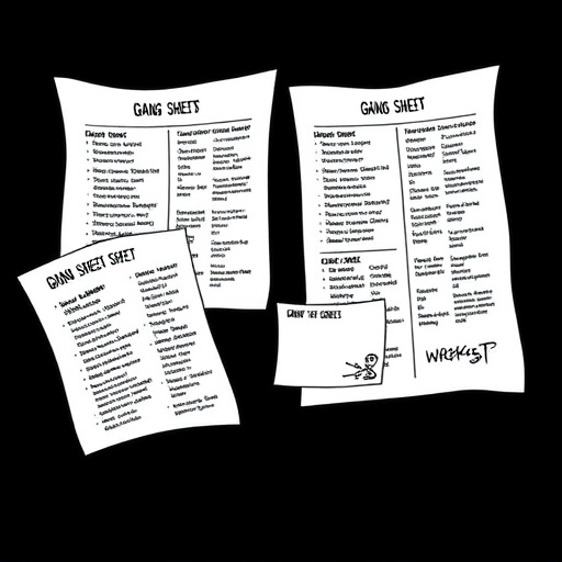 DTF gang sheets
