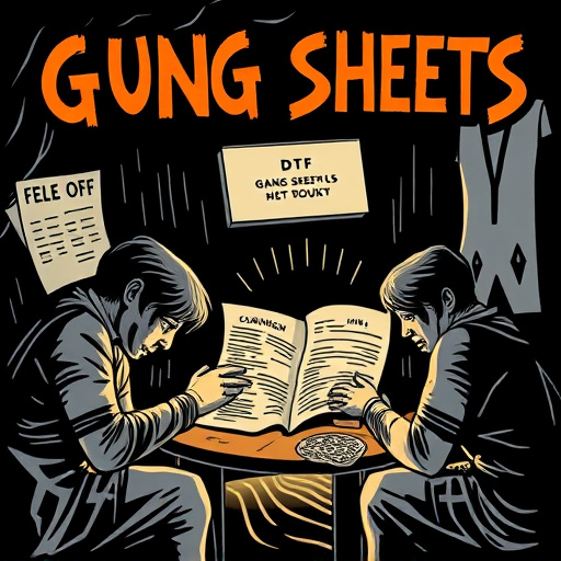 DTF gang sheets