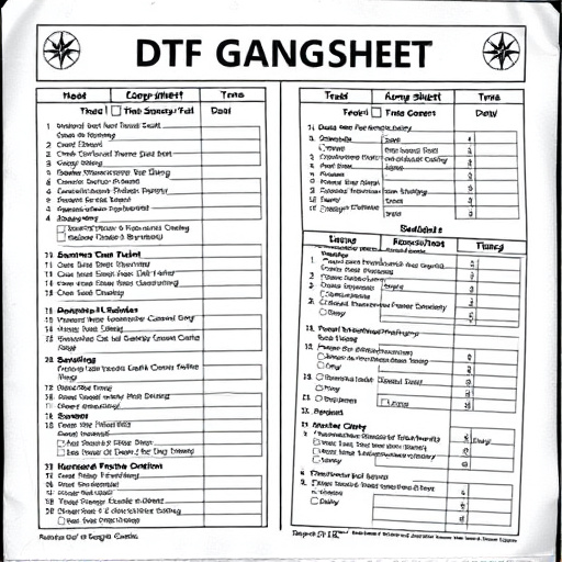 DTF gang sheets