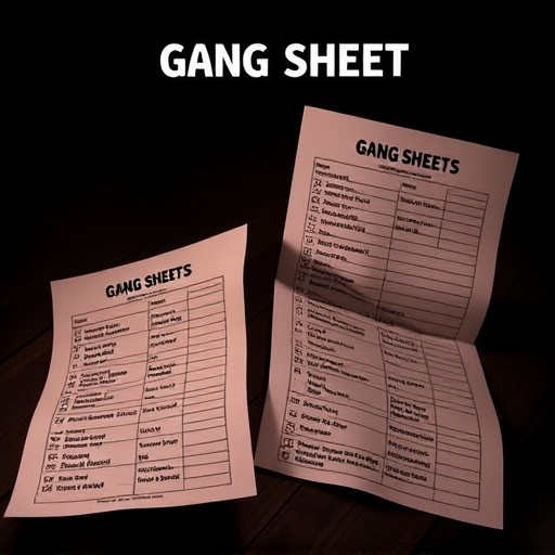 DTF gang sheets