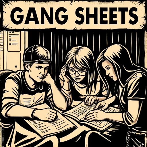 DTF gang sheets