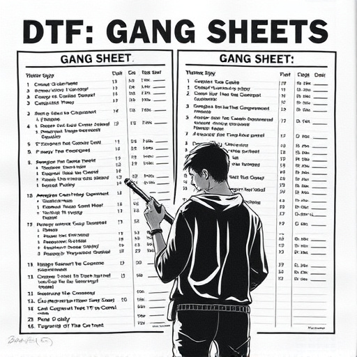 DTF gang sheets