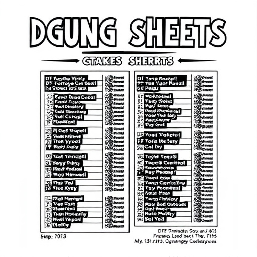 DTF gang sheets