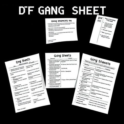 DTF gang sheets