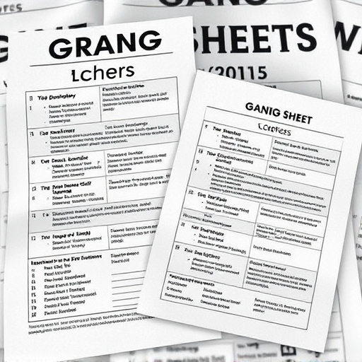 DTF gang sheets