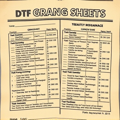 DTF gang sheets
