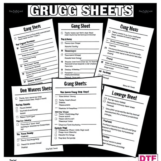 DTF gang sheets