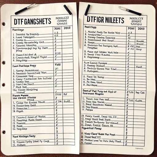 DTF gang sheets