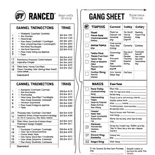 DTF gang sheets