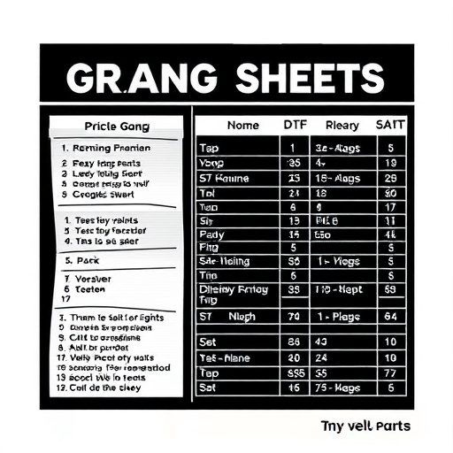 DTF gang sheets