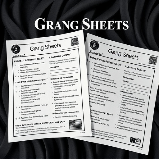 DTF gang sheets