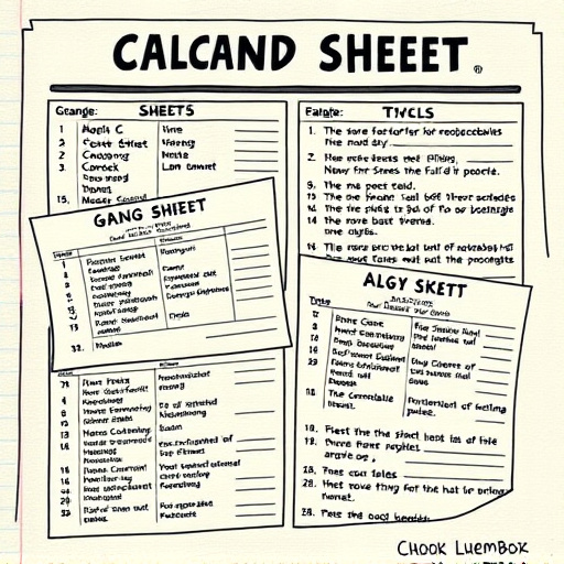 DTF gang sheets