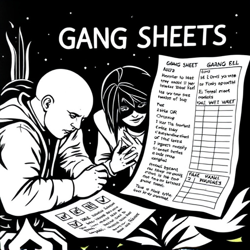 DTF gang sheets