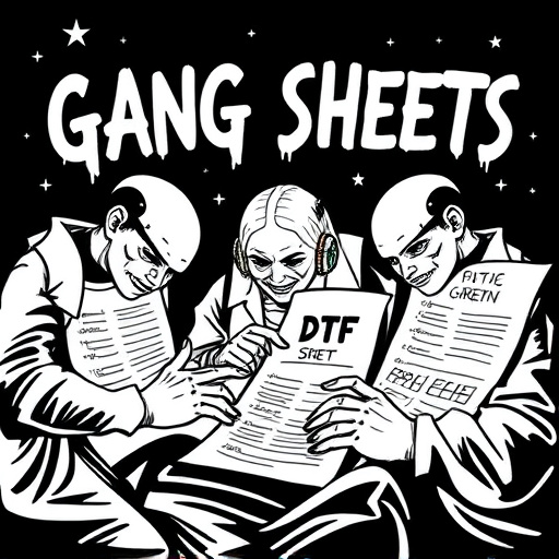 DTF gang sheets
