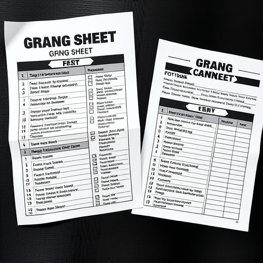 DTF gang sheets