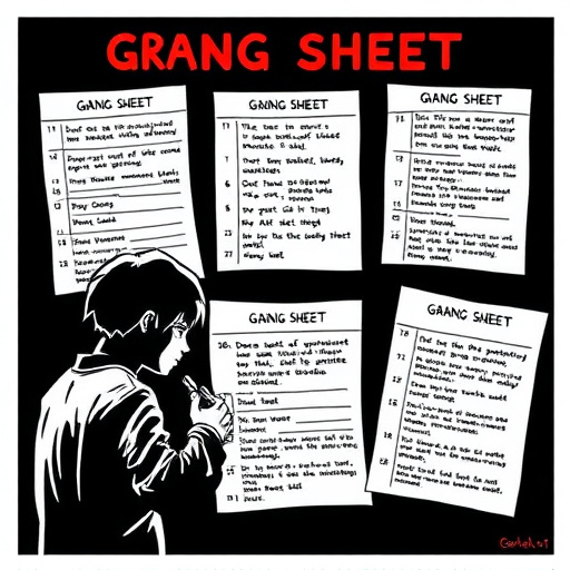 DTF gang sheets