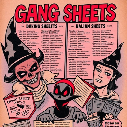 DTF gang sheets