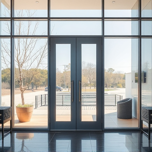 glass doors