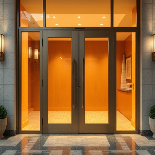 glass doors