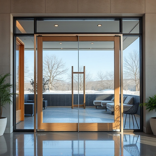 glass doors