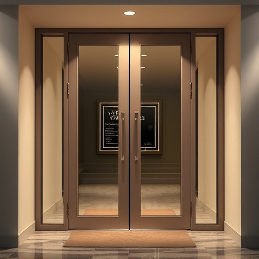 glass doors