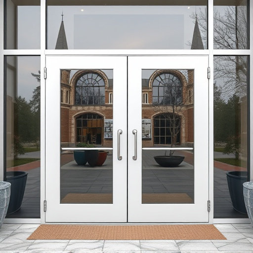 glass doors
