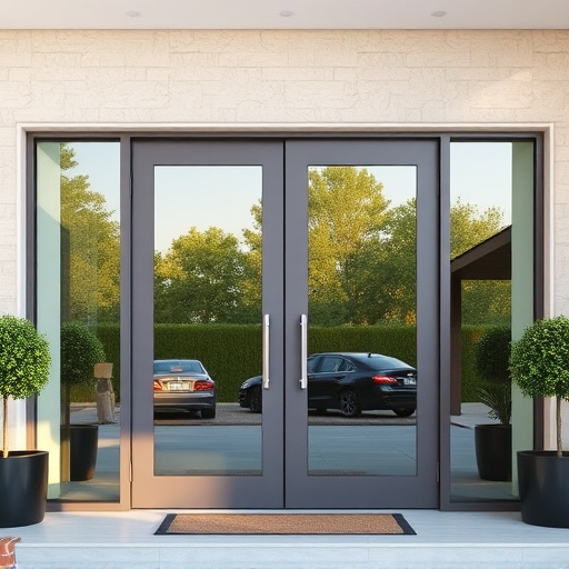glass doors