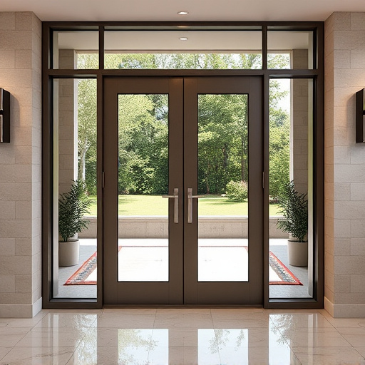 glass doors