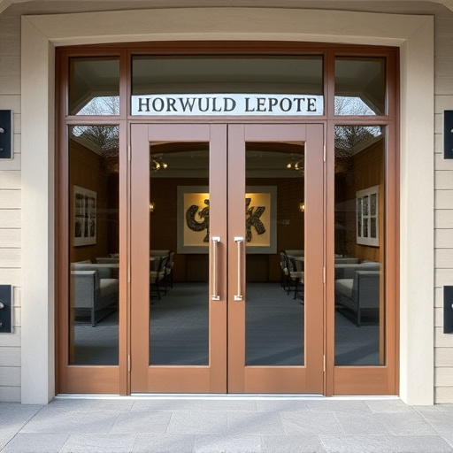 glass doors