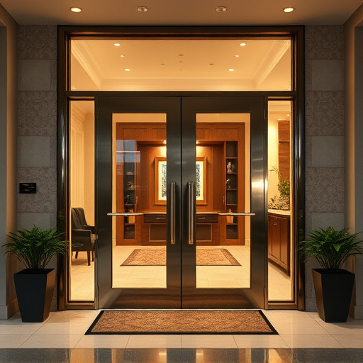 glass doors