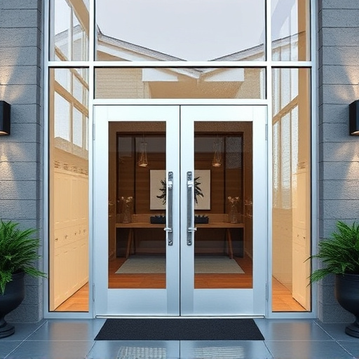 glass doors