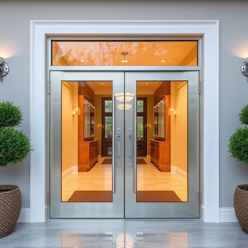glass doors