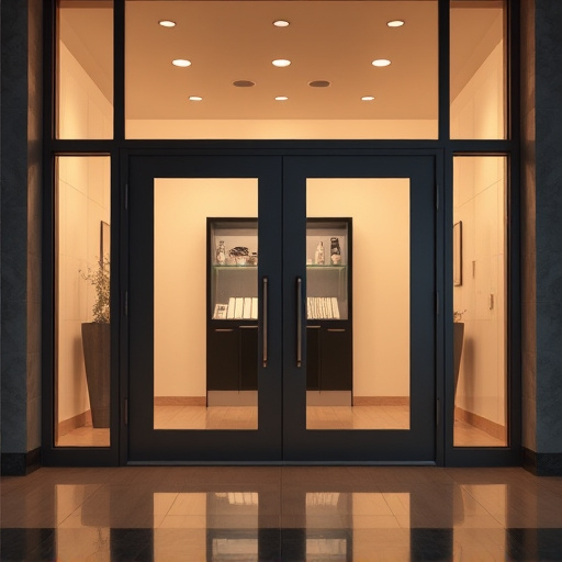 glass doors