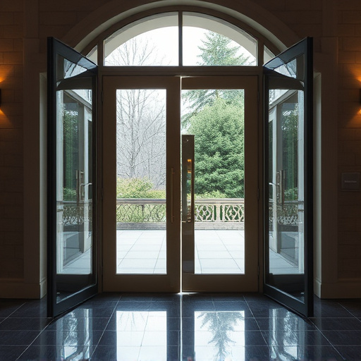glass doors