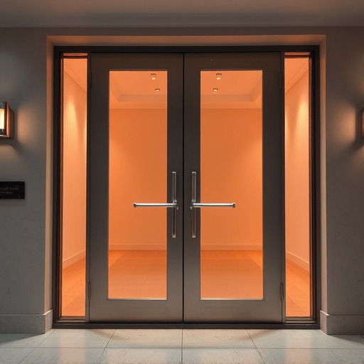 glass doors