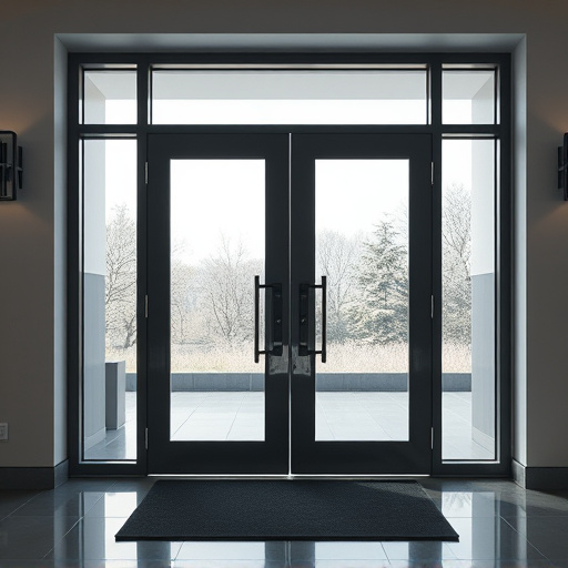 glass doors
