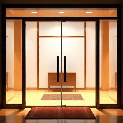 glass doors